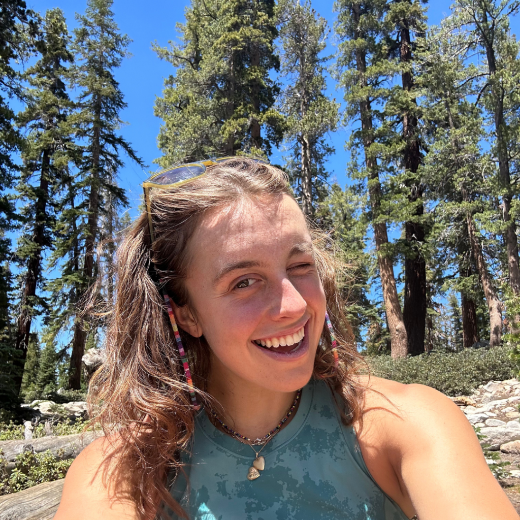 UF Biodiversity Intern Megan Laffey, headshot in nature.