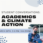 Student Conversations Series - Academics & Climate Action