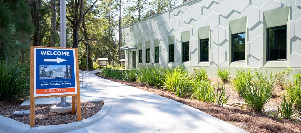 UF Special Collections Building featuring new green energy efficiency measures. 